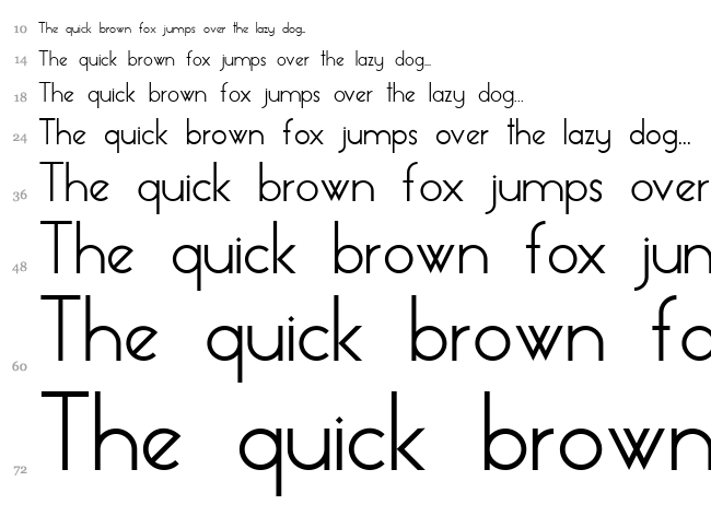 Essence Sans font waterfall